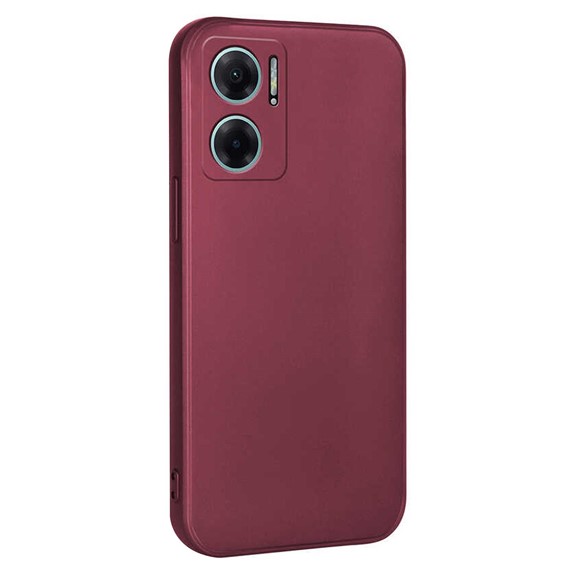 Microsonic Matte Silicone Xiaomi Redmi Note 11E Kılıf Mor 2