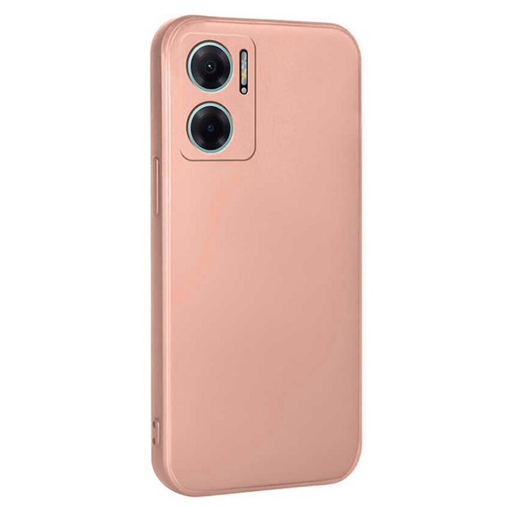 Microsonic Matte Silicone Xiaomi Redmi 10 5G Kılıf Rose Gold 2