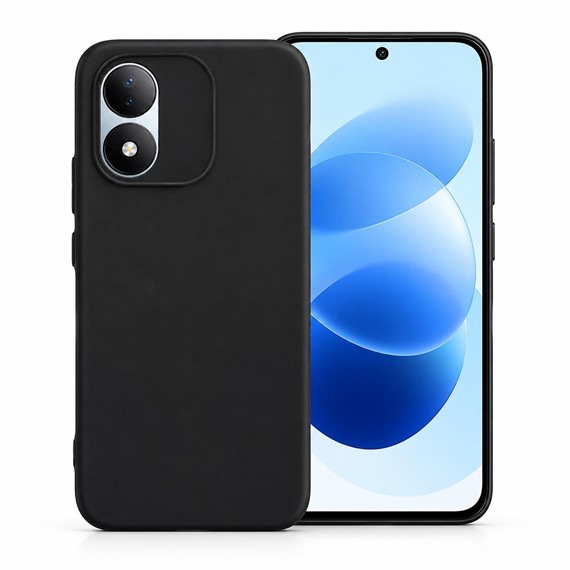 Microsonic Matte Silicone Xiaomi Redmi Note 17 5G Kılıf Siyah 1