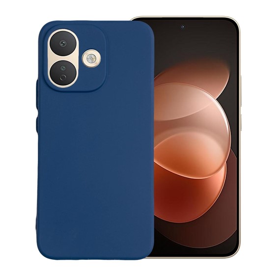 Microsonic Matte Silicone Xiaomi Redmi Note 17 Pro 5G Kılıf Lacivert 1