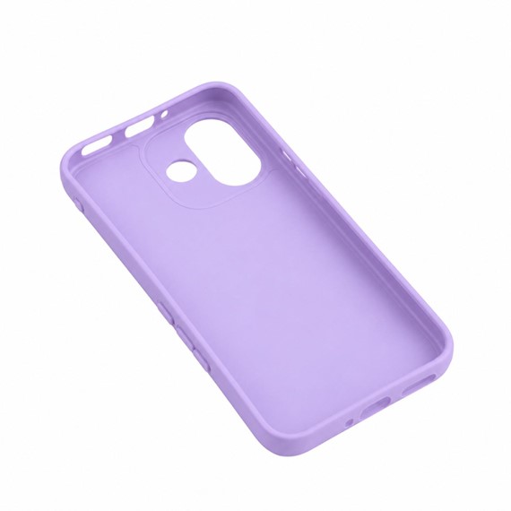 Microsonic Matte Silicone Xiaomi Redmi Note 17 Pro 5G Kılıf Lila 3