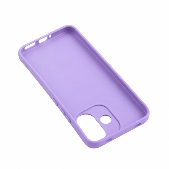 Microsonic Matte Silicone Xiaomi Redmi Note 17 Pro 5G Kılıf Lila 2