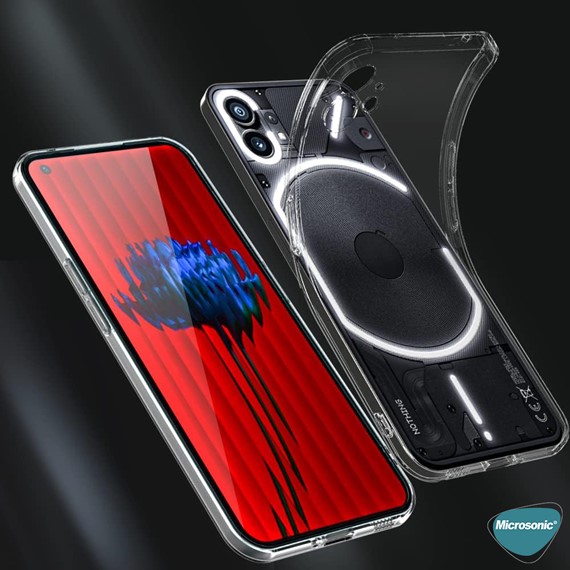 Microsonic Nothing Phone 2 Kılıf Transparent Soft Şeffaf 6