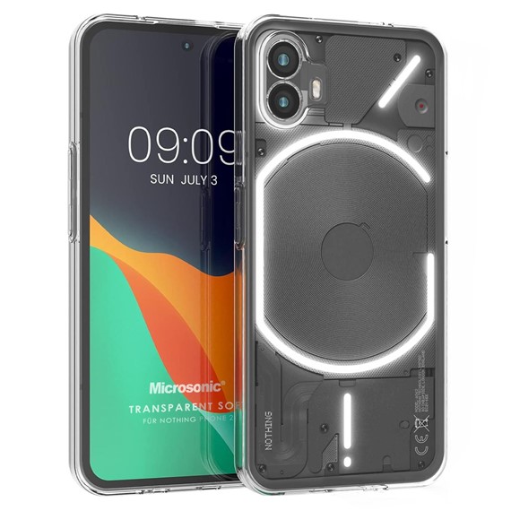 Microsonic Nothing Phone 2 Kılıf Transparent Soft Şeffaf 1