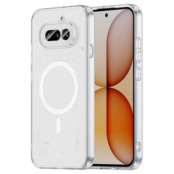 Microsonic Nothing Phone 4a Kılıf MagSafe Clear Sararmaz Şeffaf 1