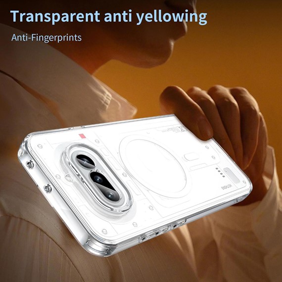 Microsonic Nothing Phone 4a Kılıf MagSafe Clear Sararmaz Şeffaf 4