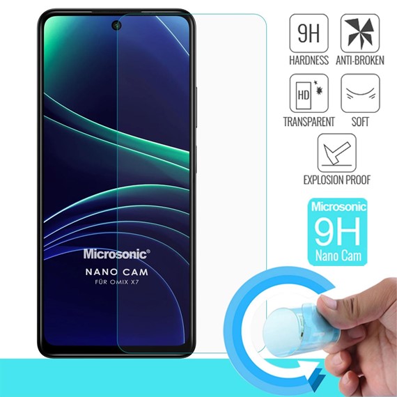 Microsonic Omix X7 Nano Glass Cam Ekran Koruyucu 2