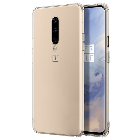 Microsonic OnePlus 7 Pro Kılıf Transparent Soft Beyaz 1