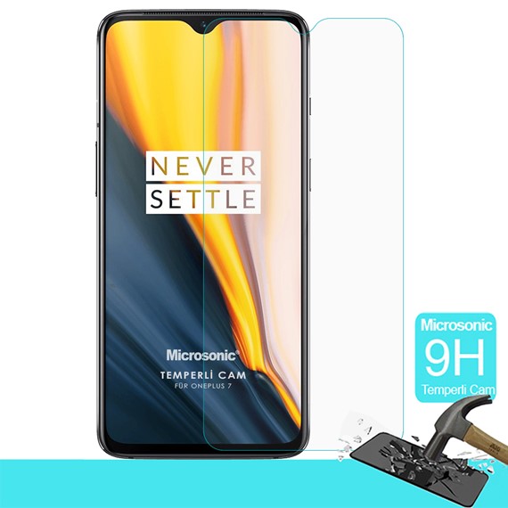 Microsonic OnePlus 7 Tempered Glass Cam Ekran Koruyucu 1