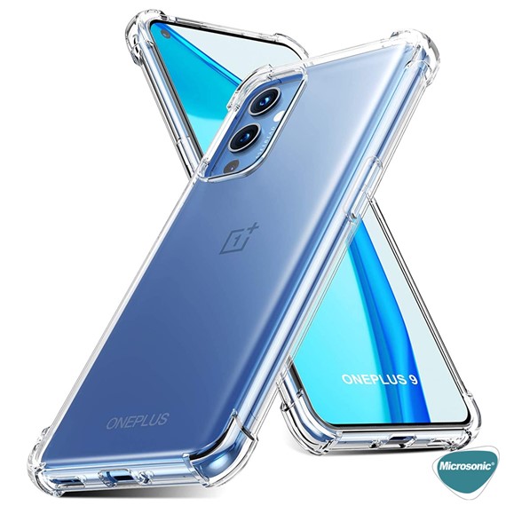 Microsonic OnePlus 9 Kılıf Shock Absorbing Şeffaf 7