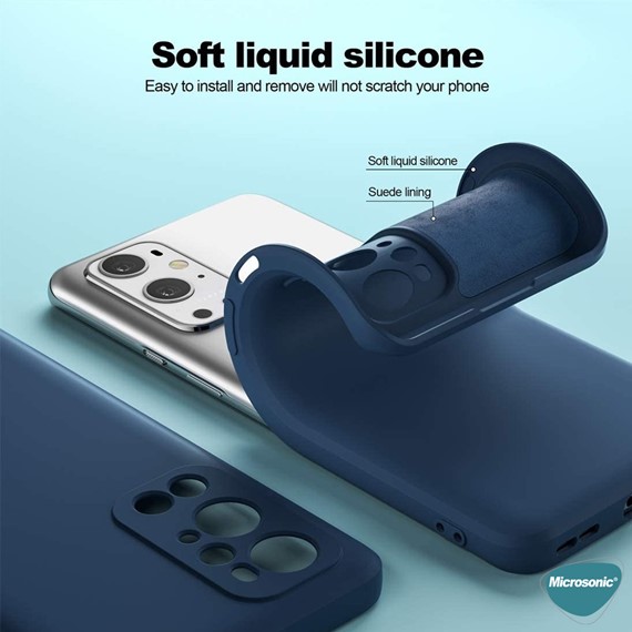 Microsonic OnePlus 9 Pro Kılıf Groovy Soft Kırmızı 3