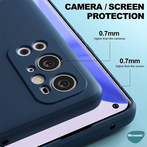 Microsonic OnePlus 9 Pro Kılıf Groovy Soft Kırmızı 5