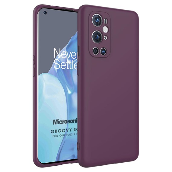 Microsonic OnePlus 9 Pro Kılıf Groovy Soft Mor 1