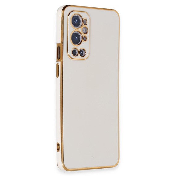 Microsonic OnePlus 9 Pro Kılıf Olive Plated Beyaz 1