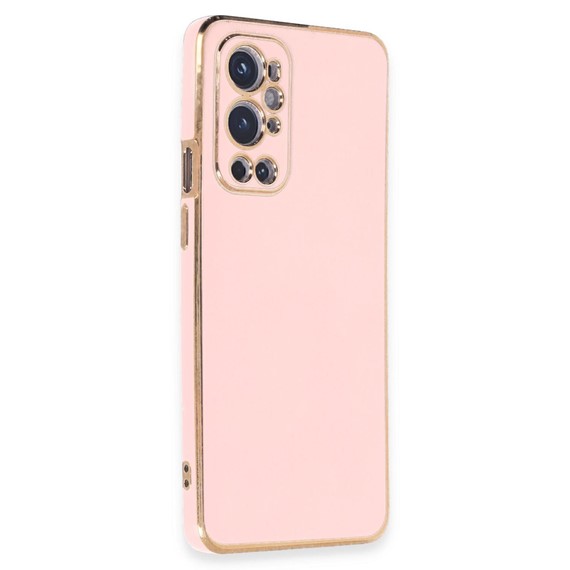 Microsonic OnePlus 9 Pro Kılıf Olive Plated Pembe 1