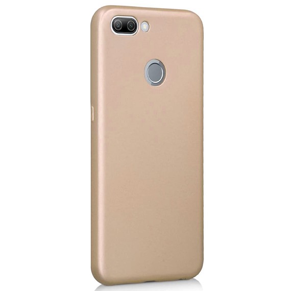 Microsonic Matte Silicone Oppo A12 Kılıf Gold 2