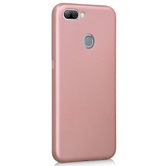 Microsonic Matte Silicone Oppo A12 Kılıf Rose Gold 2