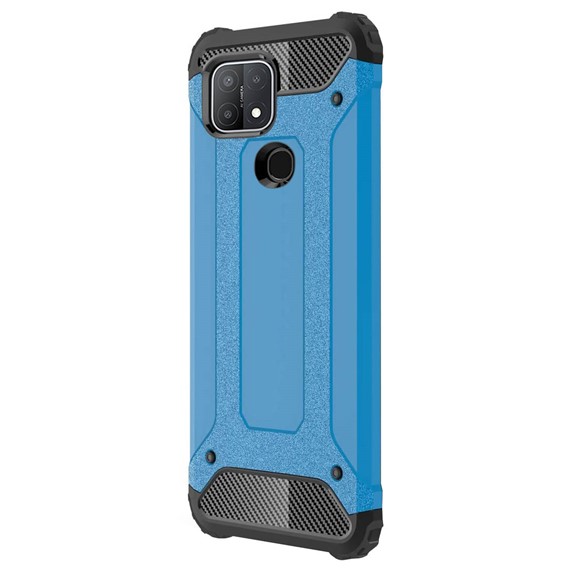 Microsonic Oppo A15 Kılıf Rugged Armor Mavi 2