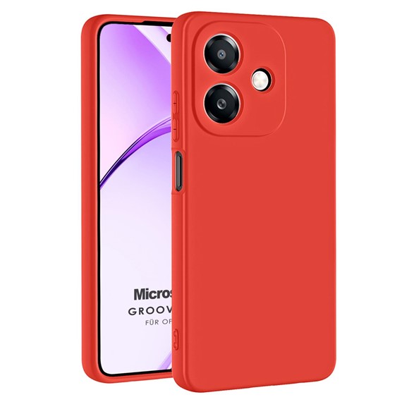 Microsonic Oppo A3 Kılıf Groovy Soft Kırmızı 1