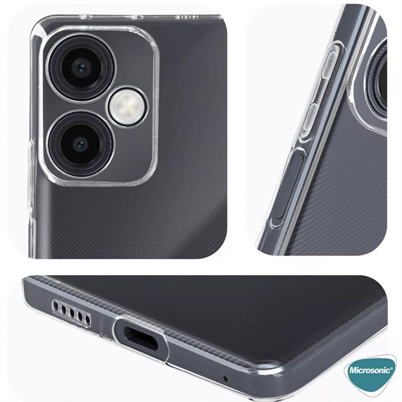 Microsonic Oppo A3 Kılıf Transparent Soft Şeffaf 2