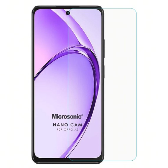 Microsonic Oppo A3 Nano Glass Cam Ekran Koruyucu 1
