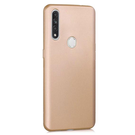 Microsonic Matte Silicone Oppo A31 Kılıf Gold 2