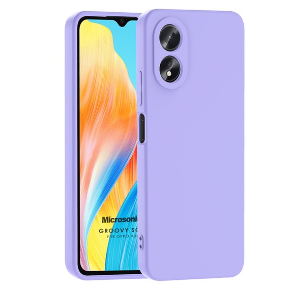 Microsonic Oppo A38 Kılıf Groovy Soft Lila 1