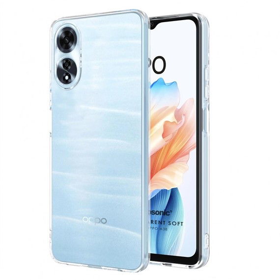 Microsonic Oppo A38 Kılıf Transparent Soft Şeffaf 1