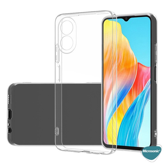 Microsonic Oppo A38 Kılıf Transparent Soft Şeffaf 4