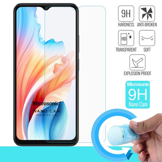 Microsonic Oppo A38 Nano Glass Cam Ekran Koruyucu 2