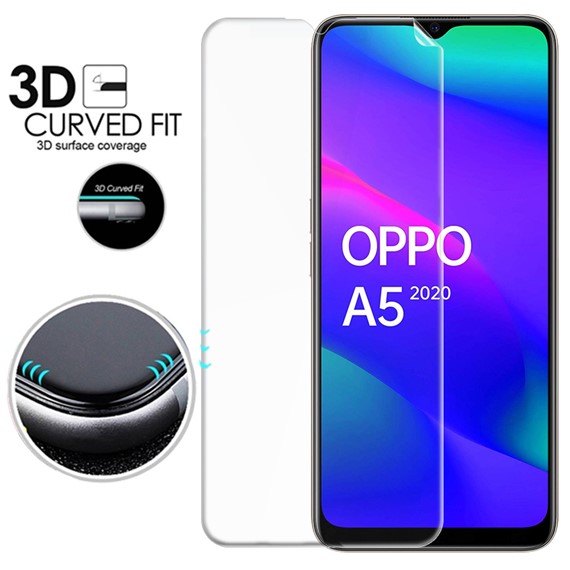 Microsonic Oppo A5 2020 Ön Arka Kavisler Dahil Tam Ekran Kaplayıcı Film 3