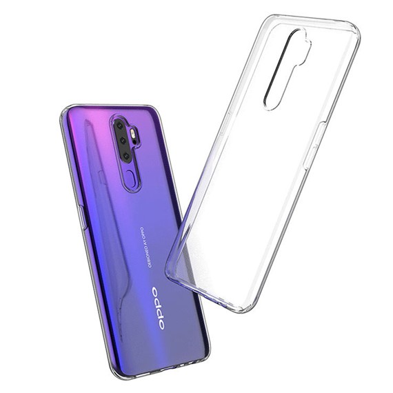 Microsonic Oppo A5 2020 Kılıf Transparent Soft Beyaz 4