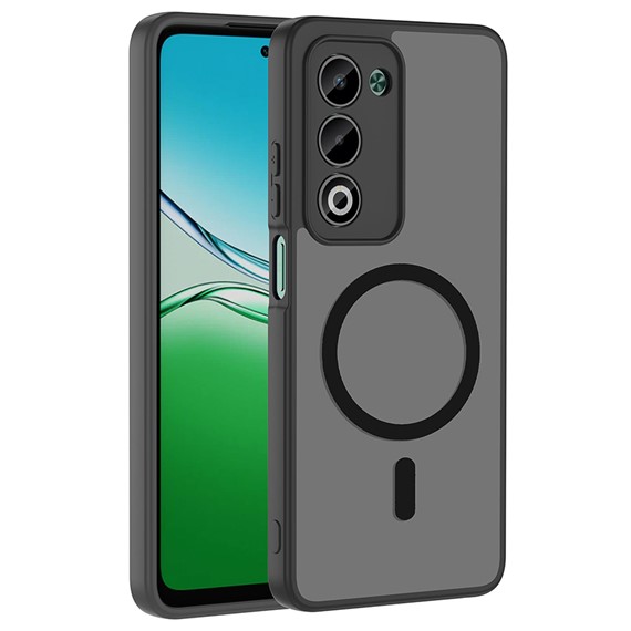 Microsonic Oppo A5 Kılıf MagSmoke Neo Siyah 1