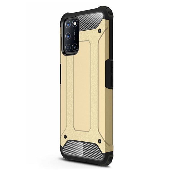 Microsonic Oppo A52 Kılıf Rugged Armor Gold 2