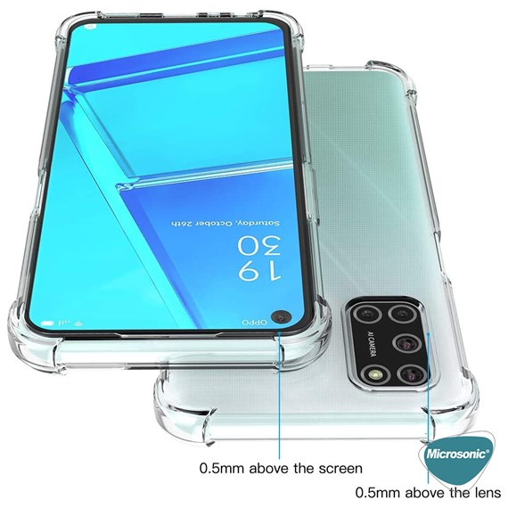 Microsonic Oppo A72 Kılıf Shock Absorbing Şeffaf 5