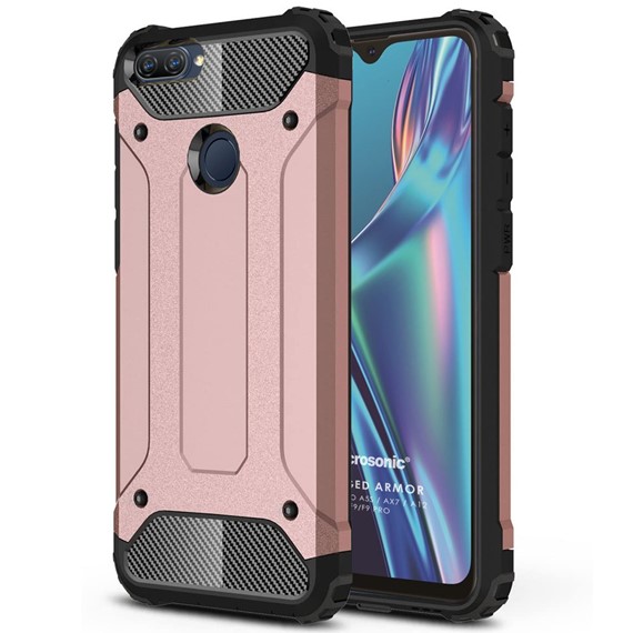 Microsonic Oppo A5S Kılıf Rugged Armor Rose Gold 1