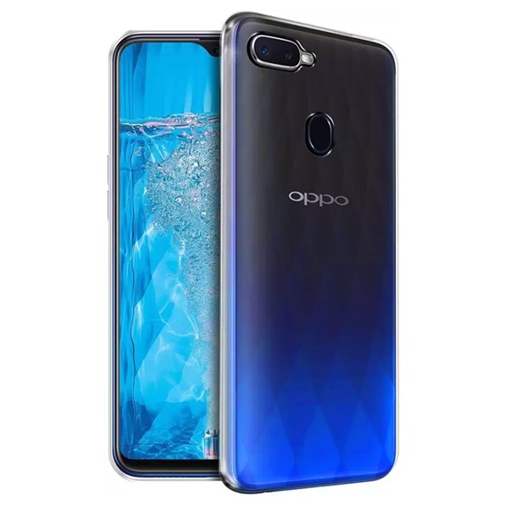 Microsonic Oppo A5S Kılıf Transparent Soft Beyaz 1