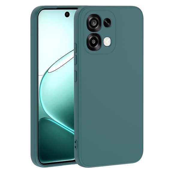 Microsonic Oppo A6 Pro Kılıf Groovy Soft Koyu Yeşil 1