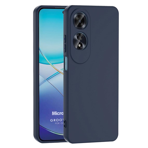 Microsonic Oppo A60 Kılıf Groovy Soft Lacivert 1