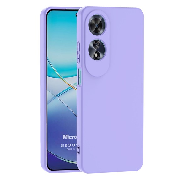 Microsonic Oppo A60 Kılıf Groovy Soft Lila 1