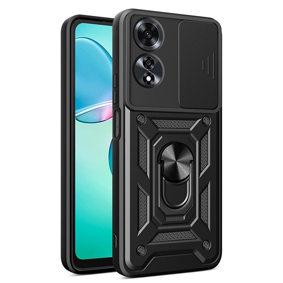 Microsonic Oppo A60 Kılıf Impact Resistant Siyah 1