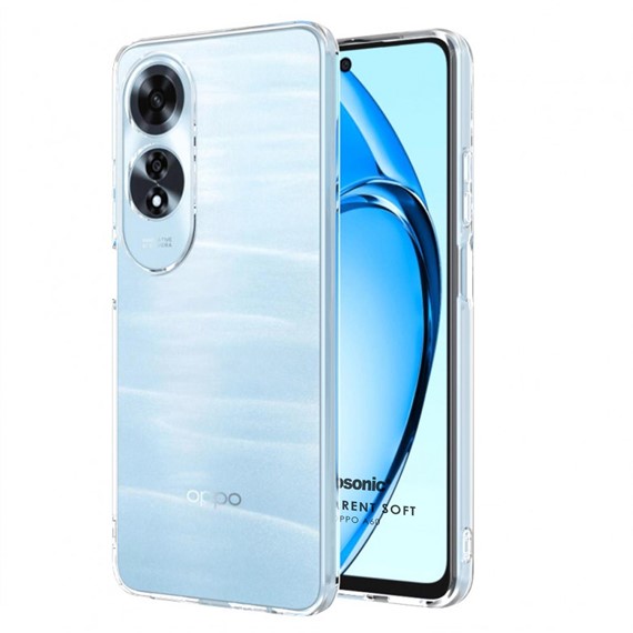 Microsonic Oppo A60 Kılıf Transparent Soft Şeffaf 1