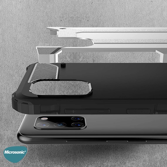 Microsonic Oppo A72 Kılıf Rugged Armor Mavi 5