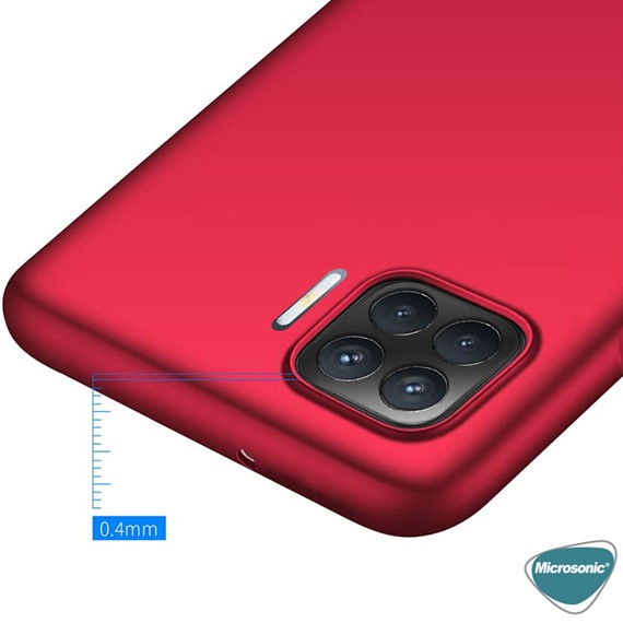 Microsonic Matte Silicone Oppo A73 Kılıf Kırmızı 5