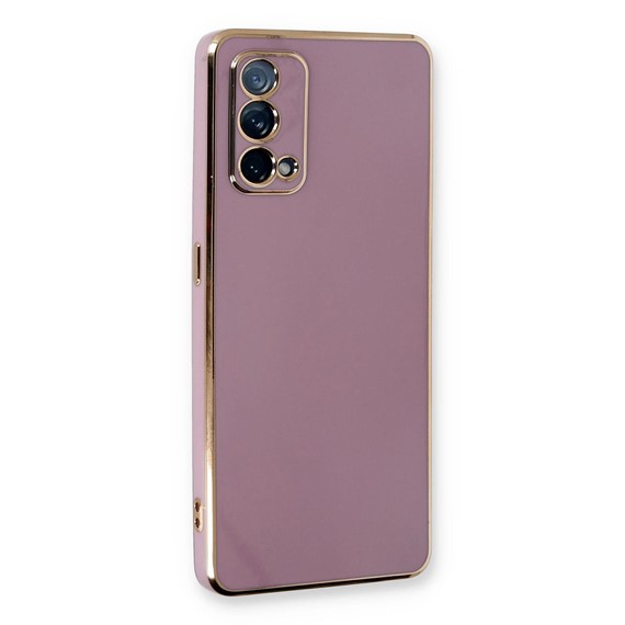 Microsonic Oppo A74 4G Kılıf Olive Plated Lila 1