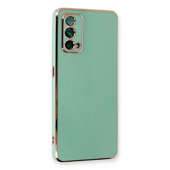 Microsonic Oppo A74 4G Kılıf Olive Plated Yeşil 1