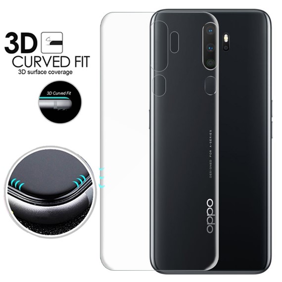 Microsonic Oppo A9 2020 Ön Arka Kavisler Dahil Tam Ekran Kaplayıcı Film 2
