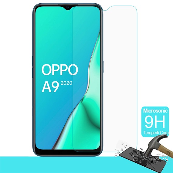 Microsonic Oppo A9 2020 Temperli Cam Ekran Koruyucu 1