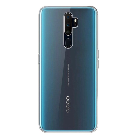 Microsonic Oppo A9 2020 Kılıf Transparent Soft Beyaz 2