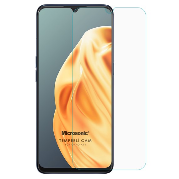 Microsonic Oppo A91 Temperli Cam Ekran Koruyucu 2